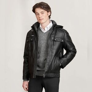 Projek RAW Men's Black MOTO Jacket